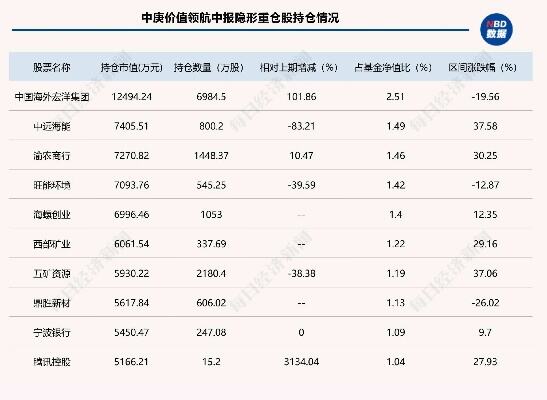 首批权益类基金四季报出炉