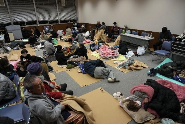 日本地震灾区报告多种感染病例