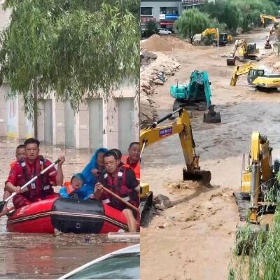 强降雨引发内涝