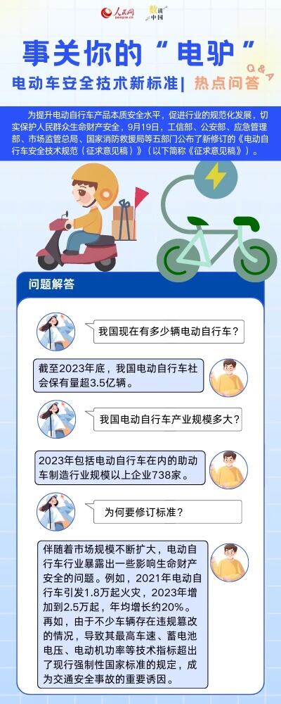 电动自行车电池有了新标准