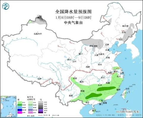 黔湘桂粤等地仍有小到中雨