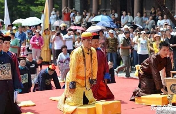 祭祖现场场面壮观