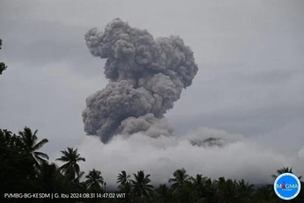 印尼火山再次喷发