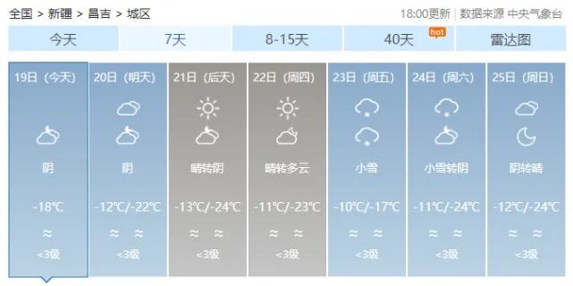 本周3次冷空气过程光临新疆