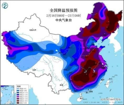 龙年首轮寒潮过程已开启