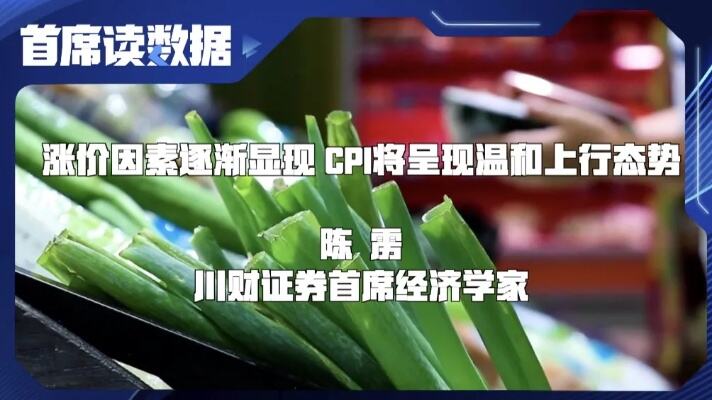 预计cpi将会温和上行