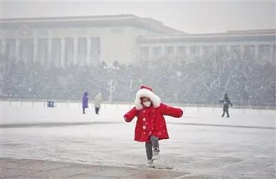 北京本轮降雪预计明天上午结束