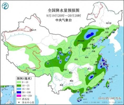 今夜降雨来袭