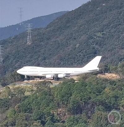 浙江舟山一景区降落大型客机